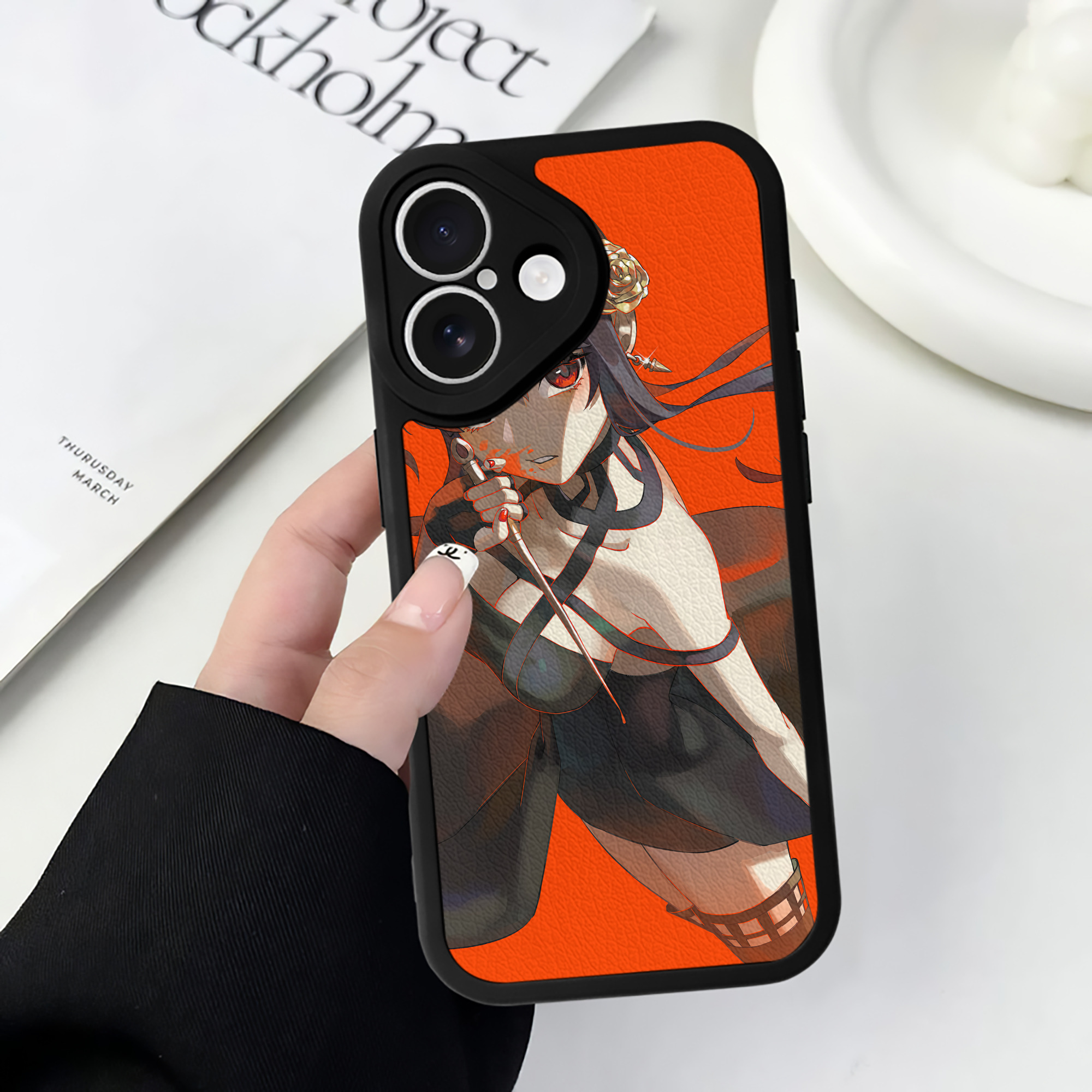 （画像用） SPY×FAMILY间谍家家酒 【iPhone 16シリーズ対応】シリコンスマホケース（レザー調） 材質：シリコン